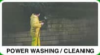 Powerwashing - Deep cleaning for driveways and patios.